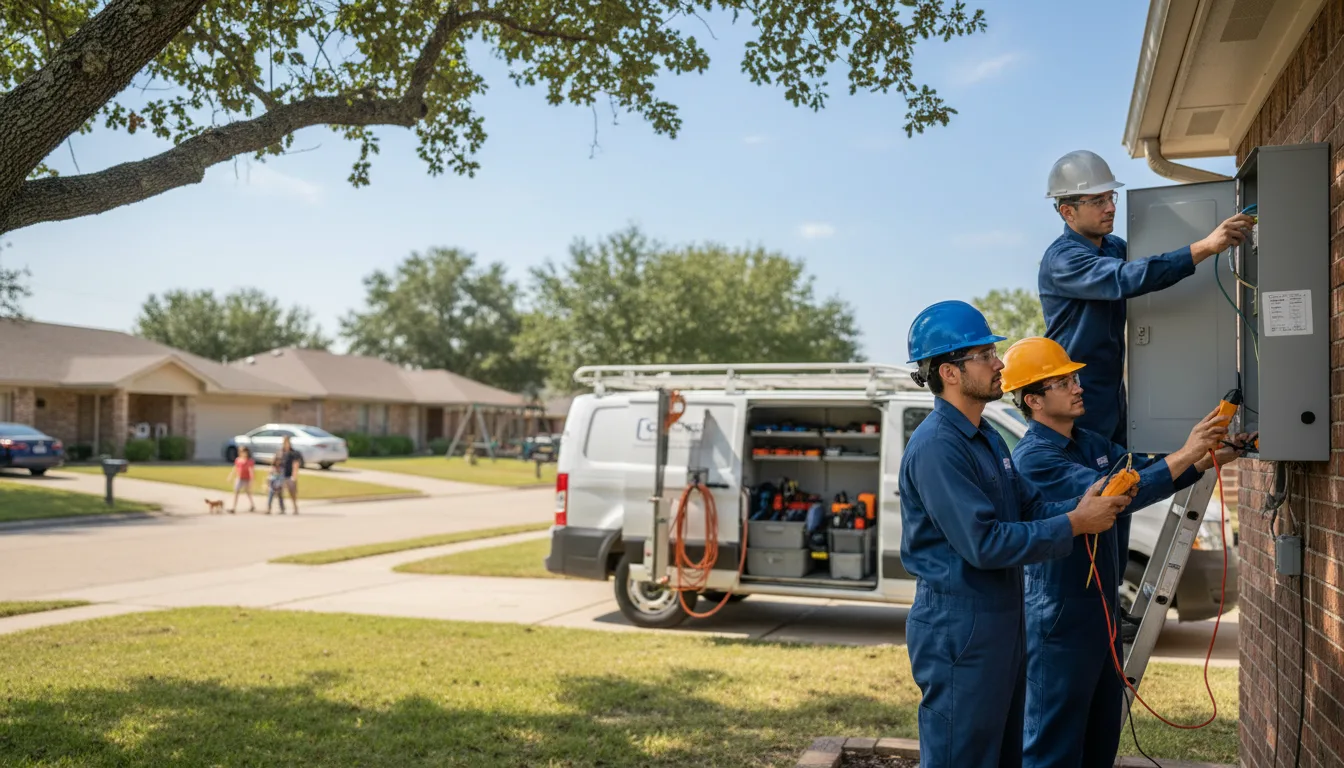 Certified electrician providing emergency electrical services in Hermon, NY